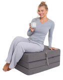 SAPPHIRE Z Bed Trifold Mattress Chair Bed – Versatile Morphing Furniture for Comfortable Seating, Sleeping, and Footstool Use, Ideal for Small Spaces and Multi-Functionality