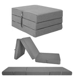 SAPPHIRE Z Bed Trifold Mattress Chair Bed – Versatile Morphing Furniture for Comfortable Seating, Sleeping, and Footstool Use, Ideal for Small Spaces and Multi-Functionality
