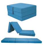 SAPPHIRE Z Bed Trifold Mattress Chair Bed – Versatile Morphing Furniture for Comfortable Seating, Sleeping, and Footstool Use, Ideal for Small Spaces and Multi-Functionality