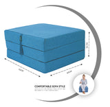 SAPPHIRE Z Bed Trifold Mattress Chair Bed – Versatile Morphing Furniture for Comfortable Seating, Sleeping, and Footstool Use, Ideal for Small Spaces and Multi-Functionality