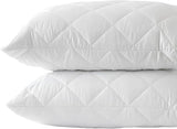 Hotel-Quality Down Alternative Bed Quilted Pillows with Soft Hollow-Fiber Filling