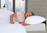 Hotel-Quality Down Alternative Bed Quilted Pillows with Soft Hollow-Fiber Filling