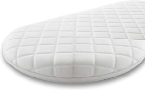Baby Moses Pram Mattress - Oval Shaped, 4CM Extra Thick & Breathable - NorthWestTrade