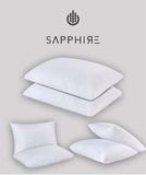 Hotel-Quality Down Alternative Bed Quilted Pillows with Soft Hollow-Fiber Filling