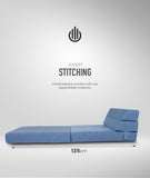 SINGLE Z BED TRI FOLD OUT FUTON FOAM FILLING