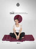 6- POSITION ADJUSTABLE CHAIR SOFA WITH ARMREST & PILLOW