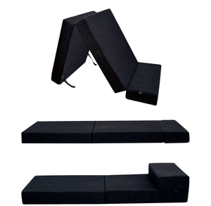 Single Z Bed Sofa Chair for Living Room Comfy Portable and Light Weight Fold Out with Waterproof Removable Cover Z Bed Futon Mattress | Single Mattress ZBed | Floor Mattress For Adults