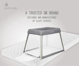 Crib Mattress - 4cm Deep, Firm & Breathable - Hypoallergenic supportive baby mattress for Newborns & Infants - Soft, Removeable Water Resistant Cover & Machine Washable NorthWestTrade