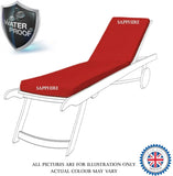 Cushion Pads for Resol & Marina Master Sun Loungers – Comfortable Outdoor Lounger Cushions for Garden, Patio & Poolside Relaxation SAPPHIRE