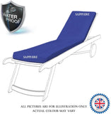 Cushion Pads for Resol & Marina Master Sun Loungers – Comfortable Outdoor Lounger Cushions for Garden, Patio & Poolside Relaxation SAPPHIRE