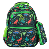 ✅ DINO 8403 Kids Dinosaur Character Backpack – Boys School Bag, Nursery Rucksack, Travel & Lunch Bag with Pencil Case SAPPHIRE