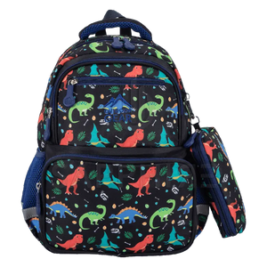 ✅ DINO 8403 Kids Dinosaur Character Backpack – Boys School Bag, Nursery Rucksack, Travel & Lunch Bag with Pencil Case SAPPHIRE