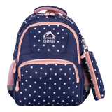 ✅ DOTS 8403 Kids Character Backpack – Girls School Bag, Nursery Rucksack, Travel & Lunch Bag SAPPHIRE