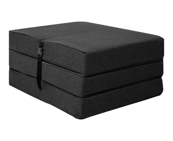 SAPPHIRE Z Bed Trifold Mattress Chair Bed – Versatile Morphing Furniture for Comfortable Seating, Sleeping, and Footstool Use, Ideal for Small Spaces and Multi-Functionality