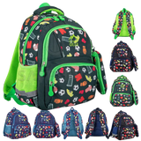 ✅ Football 8401 Kids Character Backpack – School Bag, Nursery Rucksack, Travel & Lunch Bag for Boys SAPPHIRE