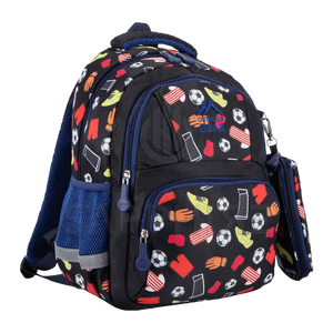 ✅ Football 8401 Kids Character Backpack – School Bag, Nursery Rucksack, Travel & Lunch Bag for Boys SAPPHIRE