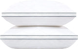 Hotel Luxury Hypoallergenic Bed Pillows for Neck Pain - Soft & Fluffy Down Alternative Sleeping Pillows for Side & Back Sleepers - Standard Size 42 x 70cm - Pillows 2 Pack (2, White) NorthWestTrade