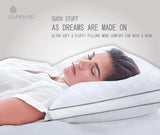 Hotel Luxury Hypoallergenic Bed Pillows for Neck Pain - Soft & Fluffy Down Alternative Sleeping Pillows for Side & Back Sleepers - Standard Size 42 x 70cm - Pillows 2 Pack (2, White) NorthWestTrade