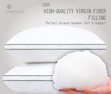 Hotel Luxury Hypoallergenic Bed Pillows for Neck Pain - Soft & Fluffy Down Alternative Sleeping Pillows for Side & Back Sleepers - Standard Size 42 x 70cm - Pillows 2 Pack (2, White) NorthWestTrade