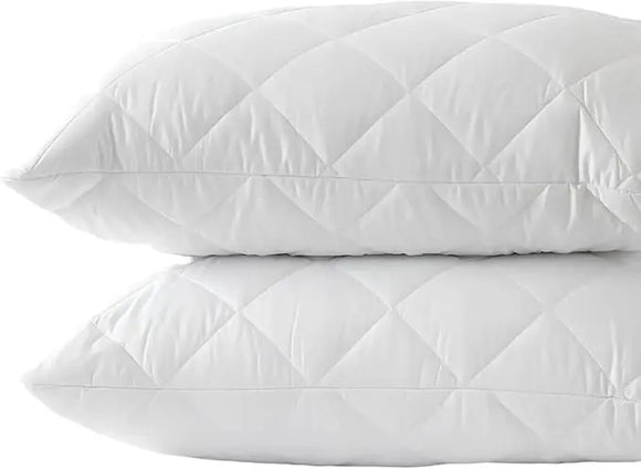 Hotel-Quality Quilted Bed Pillows – Soft Down Alternative with Hollow-Fiber Filling |Supportive & Hypoallergenic Sleeping Pillows for All Sleep Positions NorthWestTrade
