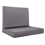 Keter Allibert California Replacement Cushion Pads Armchair Sofa Rattan Garden Cushions(FURNITURE IS NOT INCLUDED) - 2PC Patio Set SAPPHIRE