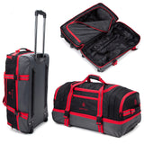 Lightweight Duffle Holdall Bag with Wheels – Durable Travel Luggage Wheeled Bag for Easy Transportation SAPPHIRE