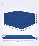 CUBE Z BED TRI FOLD OUT FUTON FOAM FILLING