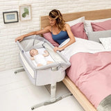 Next to Me Bedside Crib Quilted Mattress - Soft, Breathable & Supportive - Hypoallergenic, 4CM Deep, Waterproof & Machine Washable Baby Mattress for Newborns & Infants (83cm X 50cm X 4cm) NorthWestTrade