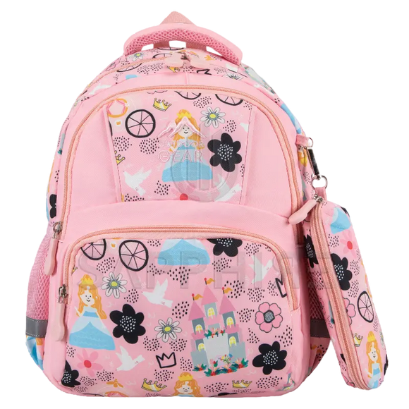 PRINCESS 8401 Kids Character Backpack – School, Nursery, Travel & Lunch Bag for Girls SAPPHIRE