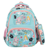 PRINCESS 8403 Kids Character Backpack – School, Nursery & Travel Bag with Lunch Compartment for Girls SAPPHIRE