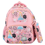 PRINCESS 8403 Kids Character Backpack – School, Nursery & Travel Bag with Lunch Compartment for Girls SAPPHIRE