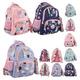 PRINCESS 8403 Kids Character Backpack – School, Nursery & Travel Bag with Lunch Compartment for Girls SAPPHIRE