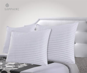 Standard Striped Pillows - Hotel Quality Ultra Soft Pillow for Sleeping