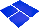 Replacement 3-Piece Royal Blue Cushion Set for Rattan Garden Furniture – Water-Resistant Outdoor Chair & Sofa Cushions – Durable & Comfortable Patio Seat Pads SAPPHIRE