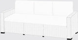 Replacement Cushion Pads for Keter Furniture – Outdoor Seat Cushions for Garden Chairs & Loungers (Furniture Not Included) SAPPHIRE