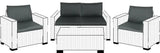 Replacement Cushion Pads for Keter Furniture – Outdoor Seat Cushions for Garden Chairs & Loungers (Furniture Not Included) SAPPHIRE