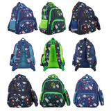 SPACE 8403 Kids Character Backpack – Durable School, Nursery & Travel Bag with Lunch Compartment SAPPHIRE