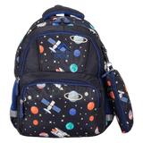 SPACE 8403 Kids Character Backpack – Durable School, Nursery & Travel Bag with Lunch Compartment SAPPHIRE