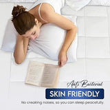 "Sapphire Quilted Mattress Topper – 10cm Thick with Elastic Corner Straps for Extra Comfort and Support" SAPPHIRE