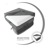 SAPPHIRE Folding Single Z Bed Mattress – 3-in-1 Guest Bed Chair, Fold Out Sofa Bed for Adults & Kids, Portable & Space Saving – Comfortable Foam Lounger Velvet