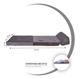 SAPPHIRE Folding Single Z Bed Mattress – 3-in-1 Guest Bed Chair, Fold Out Sofa Bed for Adults & Kids, Portable & Space Saving – Comfortable Foam Lounger Velvet