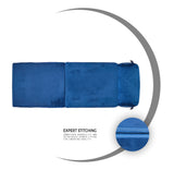 SAPPHIRE Folding Single Z Bed Mattress – 3-in-1 Guest Bed Chair, Fold Out Sofa Bed for Adults & Kids, Portable & Space Saving – Comfortable Foam Lounger Velvet