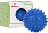 "Spiky Massage Ball 7.5cm – Blue Trigger Point Therapy Ball for Muscle Pain Relief, Hand Exercise & Stress Reduction" SAPPHIRE