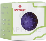 "Spiky Massage Ball 7.5cm – Purple Trigger Point Therapy Ball for Muscle Recovery, Hand Exercise & Stress Relief" SAPPHIRE