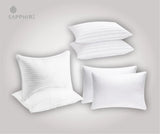 Standard Striped Bed Pillows – Hotel Quality Ultra Soft Sleeping Pillows for Back & Side Sleepers  Plush Support, Breathable & Hypoallergenic NorthWestTrade