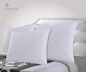 Standard Striped Bed Pillows – Hotel Quality Ultra Soft Sleeping Pillows for Back & Side Sleepers  Plush Support, Breathable & Hypoallergenic NorthWestTrade