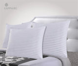 Standard Striped Bed Pillows – Hotel Quality Ultra Soft Sleeping Pillows for Back & Side Sleepers  Plush Support, Breathable & Hypoallergenic NorthWestTrade