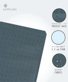 "Waterproof Dog Cage Mat – Durable, Non-Slip, and Comfortable Bedding for Dog Crates and Kennels" SAPPHIRE