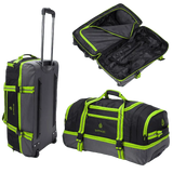Waterproof Wheeled Holdall Luggage – Large 26" & 30" Travel Duffle Trolley Bag with Wheels SAPPHIRE