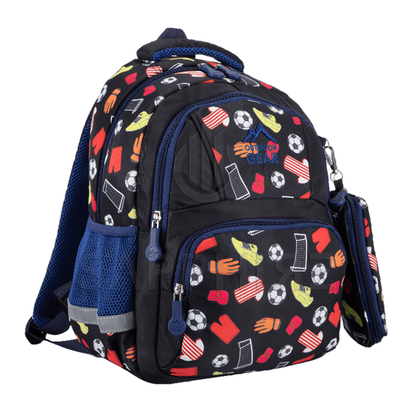 FOOTBALL 8403 Kids Character Backpack Kids School Nursery Travel Lunch Bag